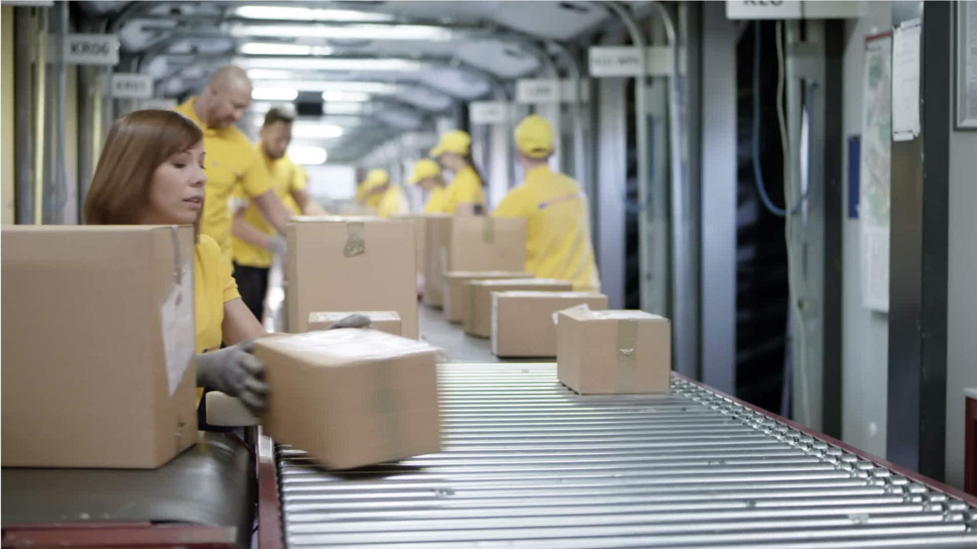 Empacador en Línea de Producción